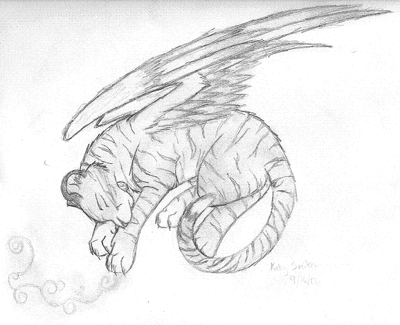 Winged Tiger by lyra