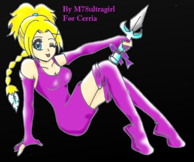 Rikku in purple!!! by M78ultragirl