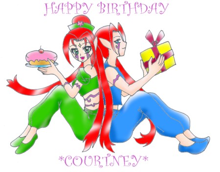 happy birthday courtney!!! by M78ultragirl