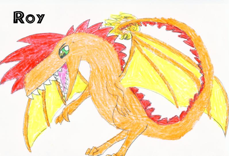 Roy as a dragon by MAui