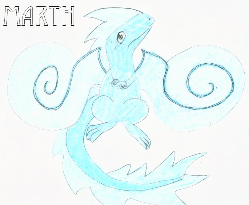Marth as a dragon by MAui
