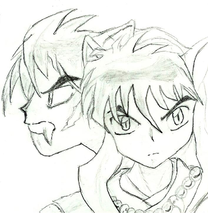 inuyasha sketch by MIKE
