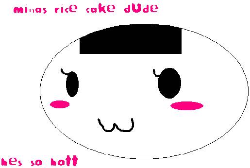 MINA-CHAN's hott rice cake dude by MINA-CHAN