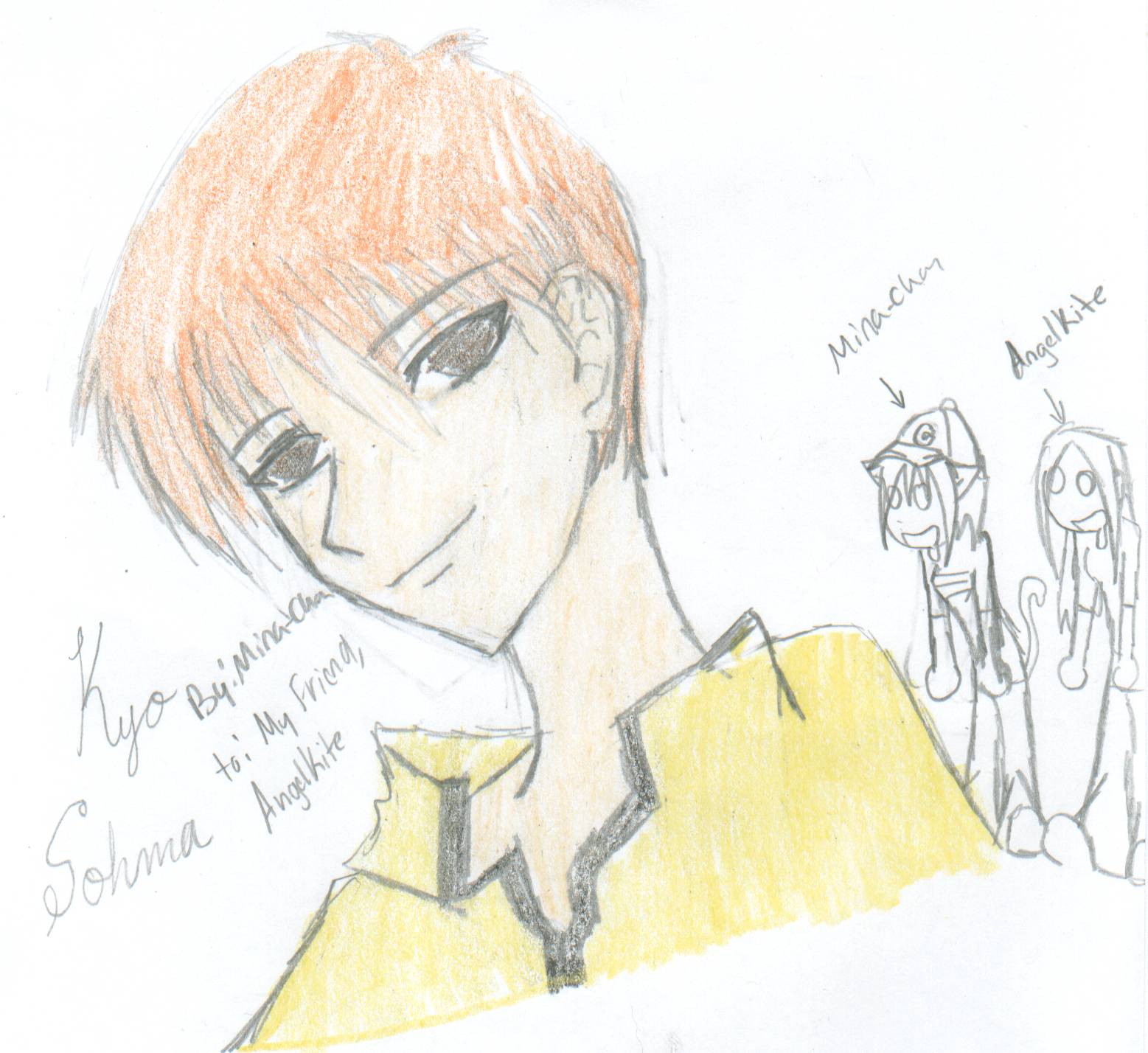 kyo sohma (for AngelKite) by MINA-CHAN