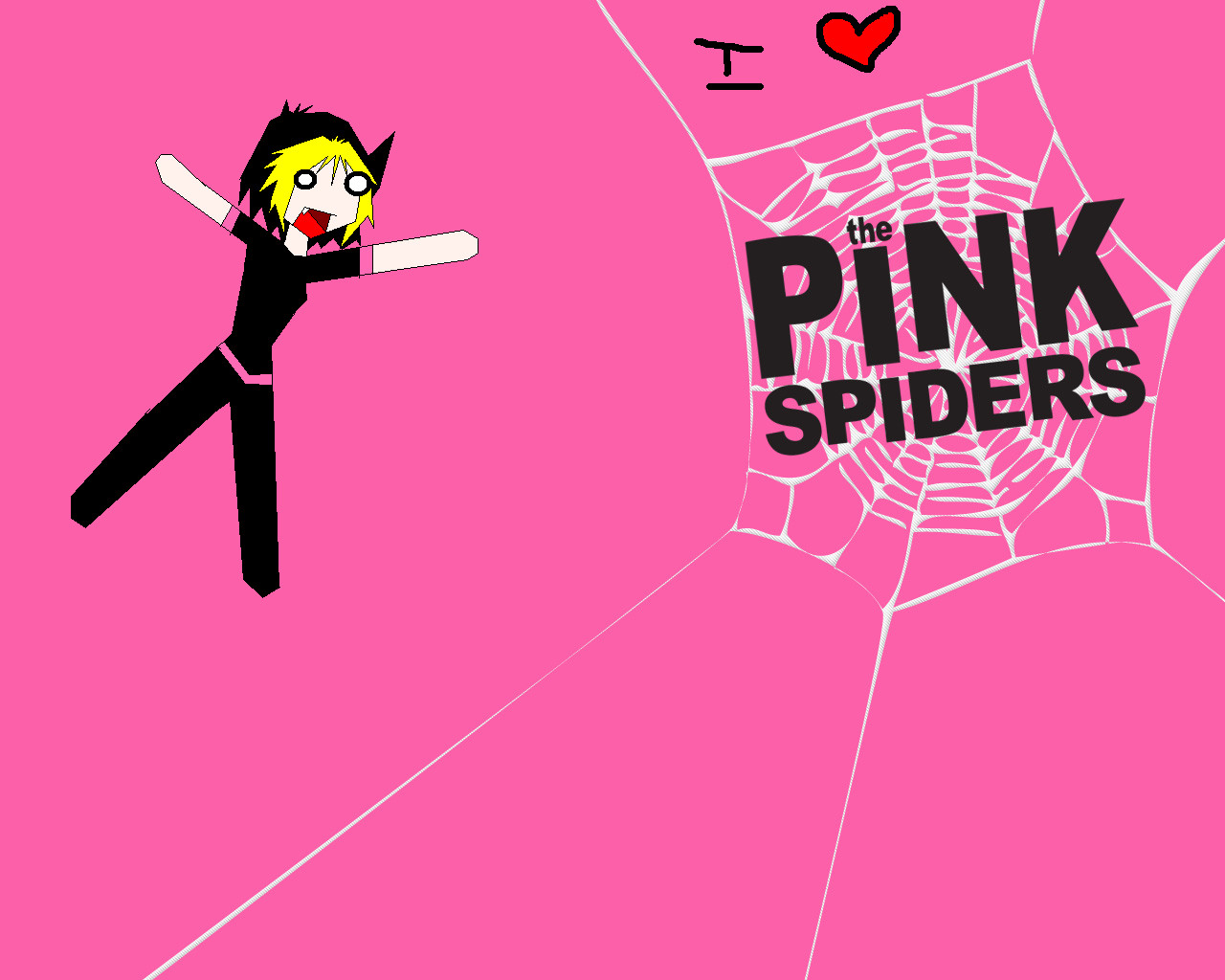 I Love The Pink Spiders by MINA-CHAN