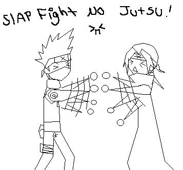Slap Fight no Jutsu! by MINA-CHAN