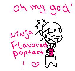 Oh my God! Ninja flavored Poptart! by MINA-CHAN