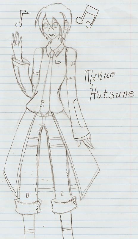 Mikuo Hatsune Doodle by MINA-CHAN