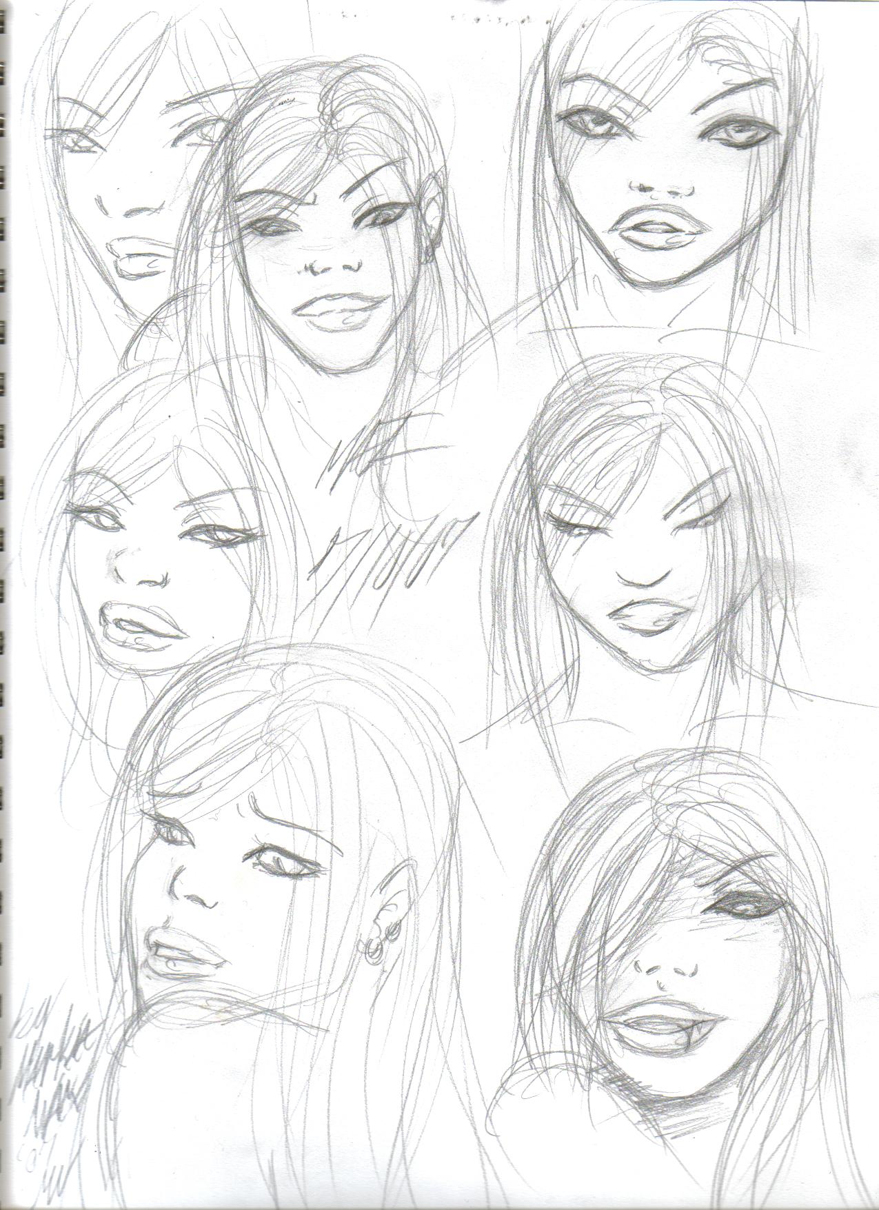 Mai sketches by MJW4ever