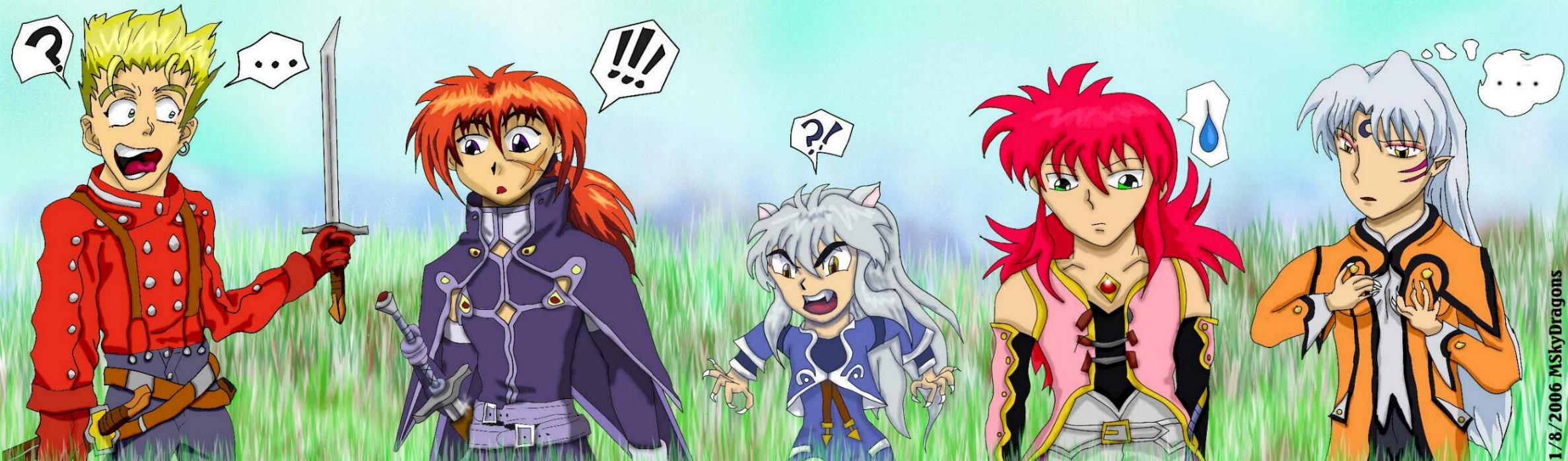 Symphonia  & Anime Character Swap by MSkyDragons