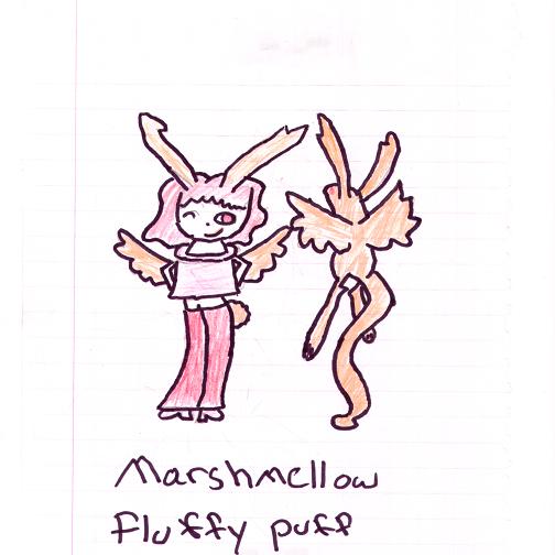 Bunny winged thingy girl! by MaRaShMeLLoW_FluFFy_PuFF