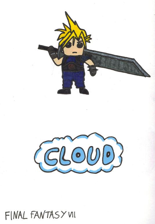 Cloud chibi by MacalaniaMan