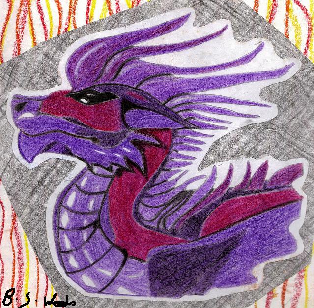 Purple Dragon by MacalaniaMan