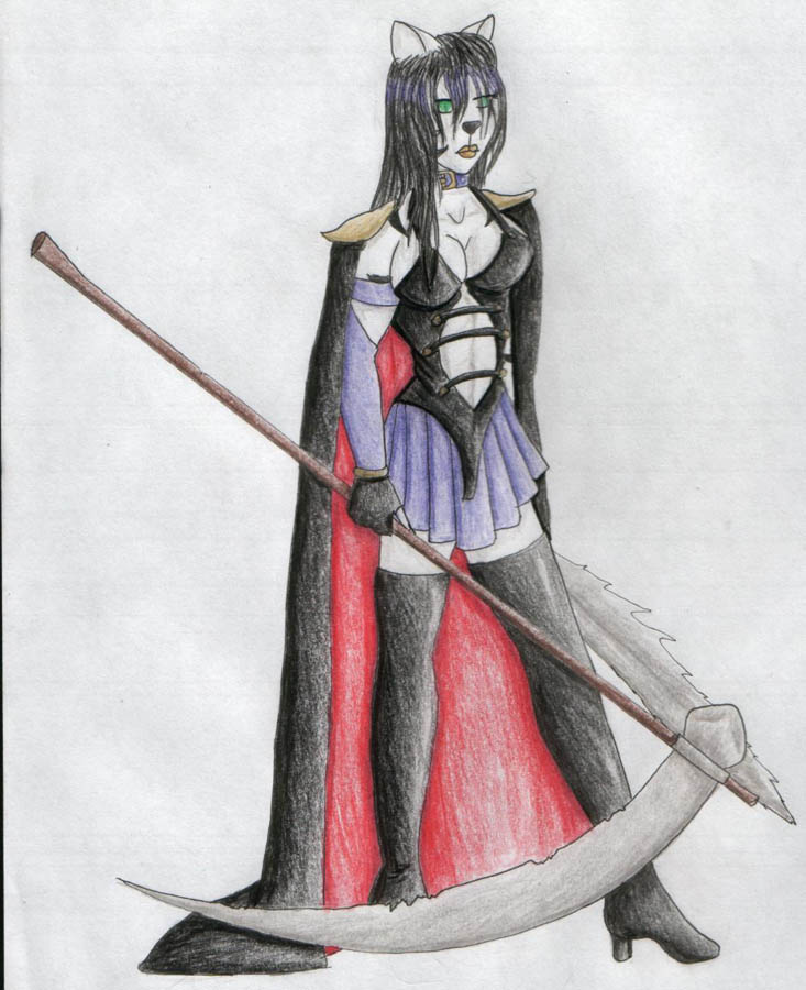 she has a scythe!!! by MadCat