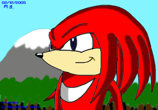 Knuckles outdoors by MadManMark_1986_2005