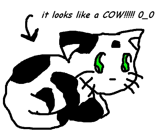 Cow Kitty! by Madalexandra