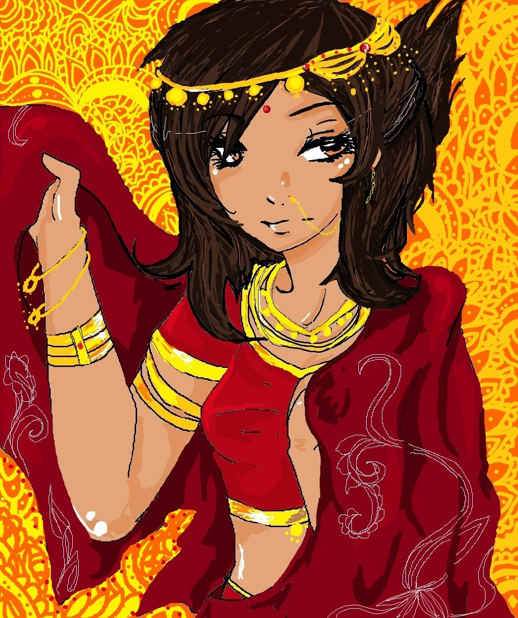 Girl from India by MadamePenguin