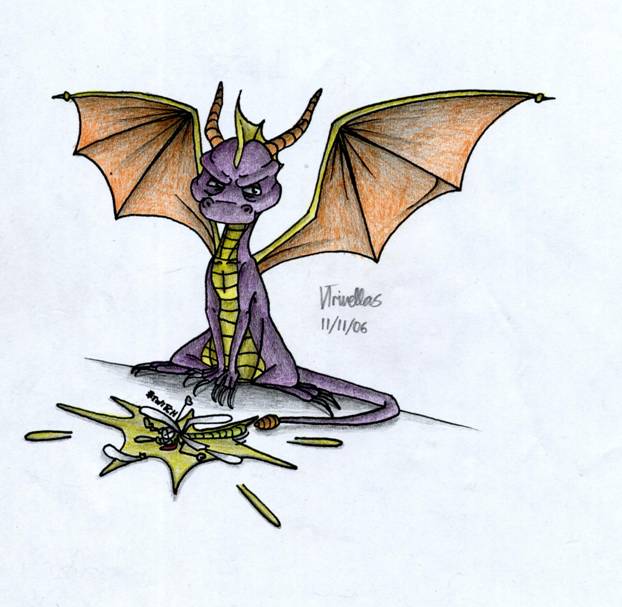 My first Spyro by MadeOfGlass