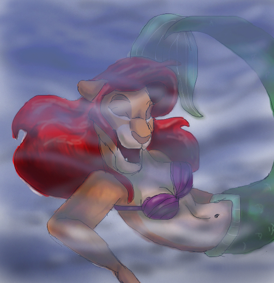 Kiara as Ariel by Mage