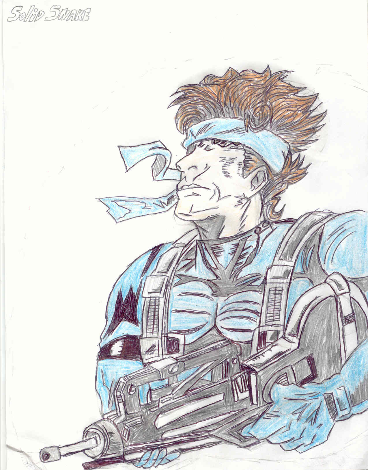 Solid Snake by MageKnight007