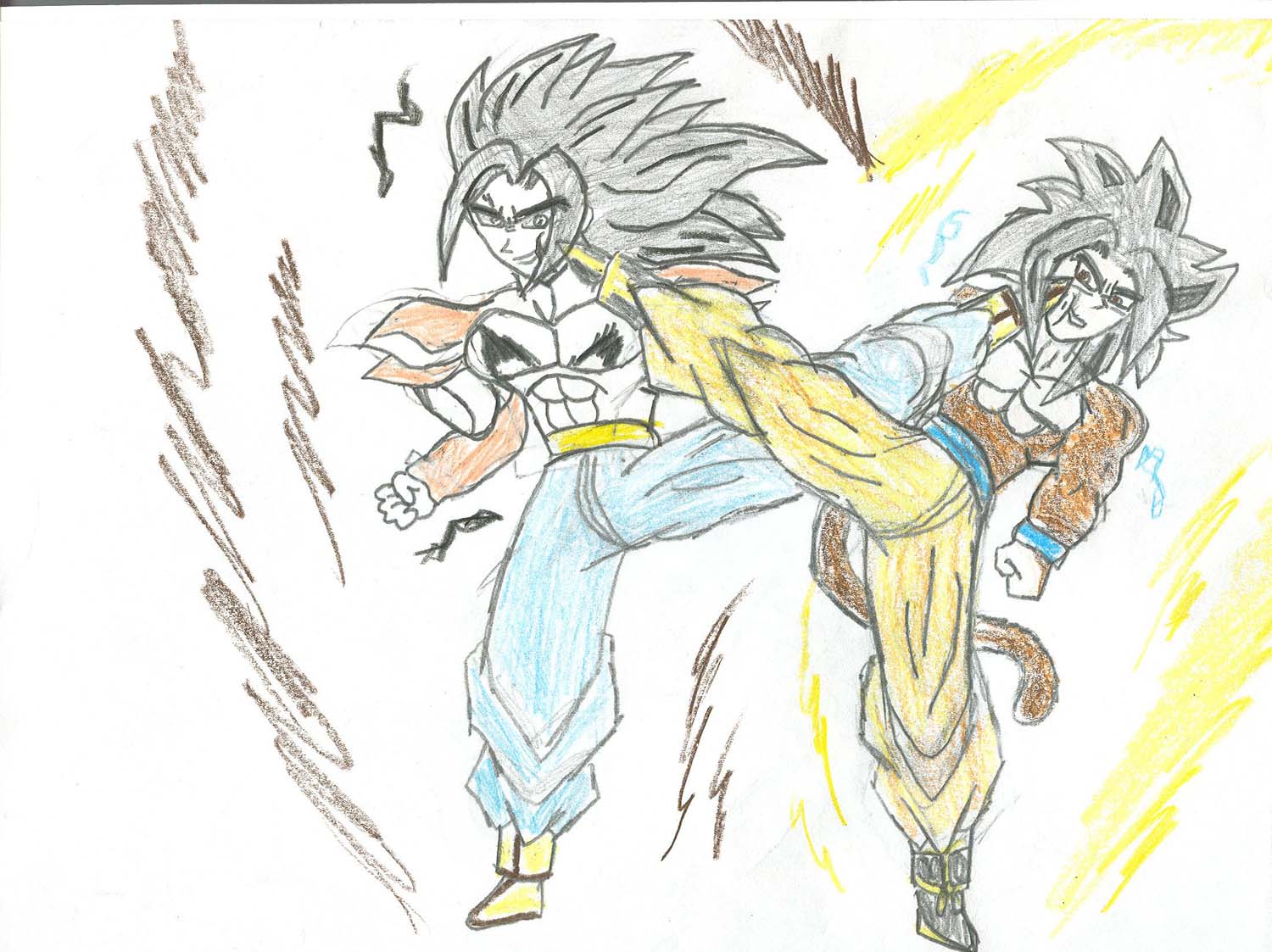 Chireru Vs. Goku by MageKnight007
