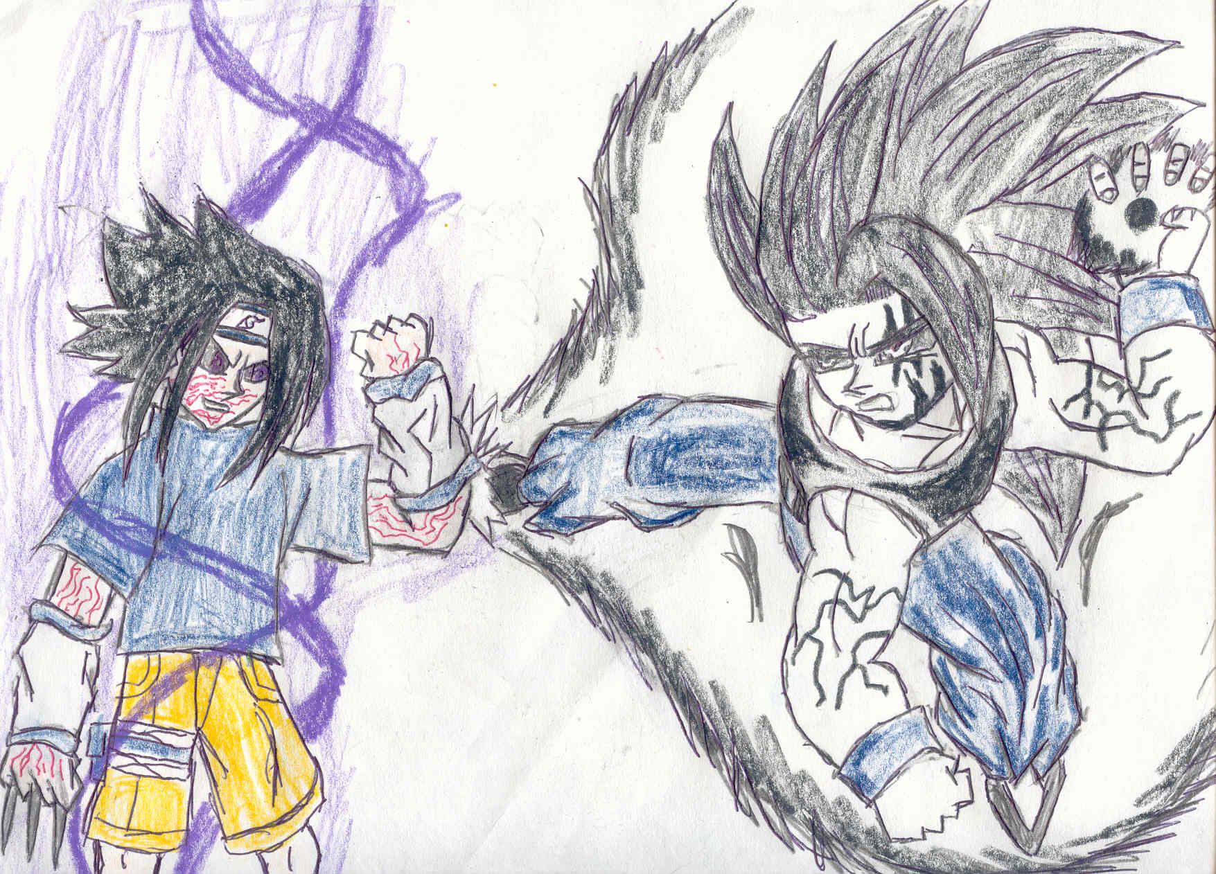 Rematch: Sasuke Vs. Chireru by MageKnight007
