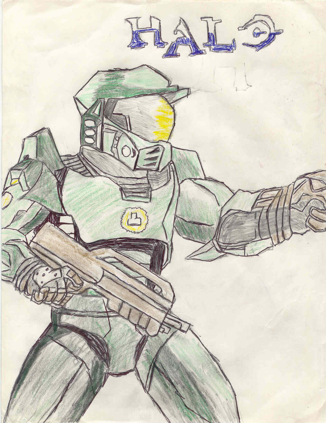 Second attempt at Master Chief by MageKnight007