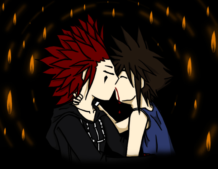 SoraXAxel - Kiss of Death by MagicalSora