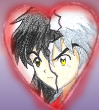 Inuyasha's heart by Magnarakku