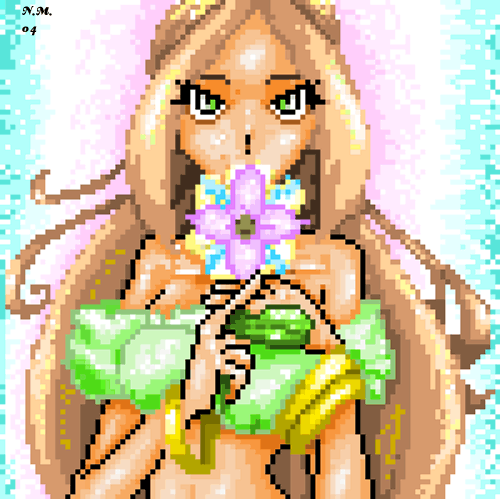 Flora in Pixels by Magnolia