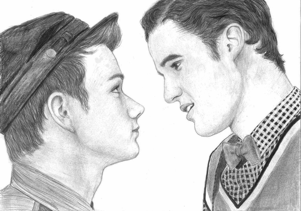 Kurt and Blaine - Glee by MajaGantzi