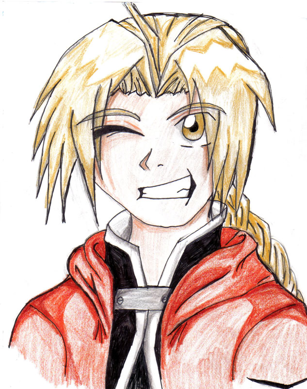 Edward Elric ~First Attempt by Makenshi