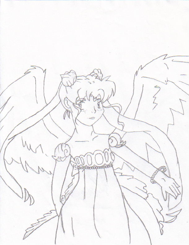 Salior Moon With Wings by Makoto_1314