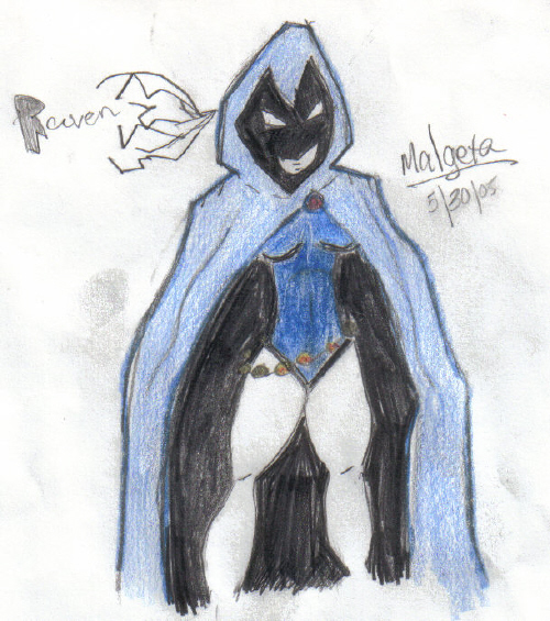 ~Raven's Darkness (colored)~ by Malgeta