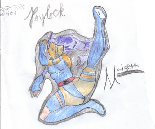 Psylocke by Malgeta
