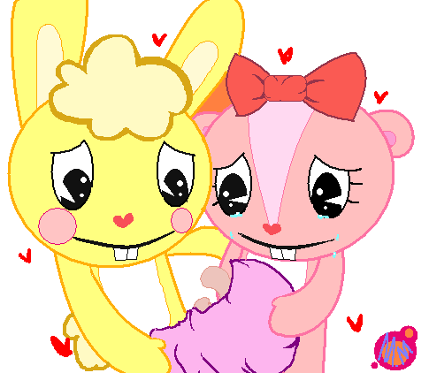 happy tree friends cuddles and giggles. Giggles and Cuddles Baby by MaliaCocoGirl