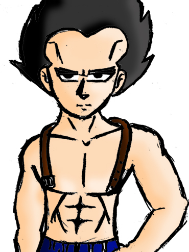 Sexy Vegeta (color) by Malix