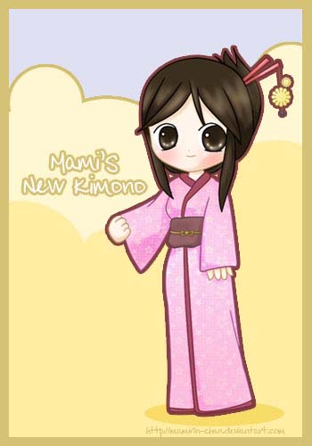 Mami's New Kimono by Mamirin-Chan