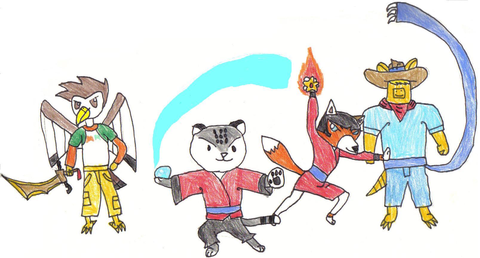 Furry Xiaolin Showdown by Mammalmage