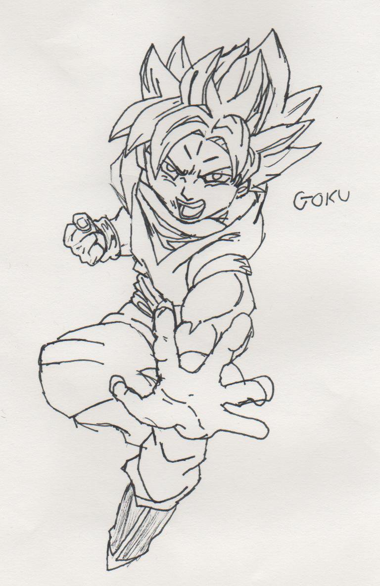 Goku Super Saiyan by MamodoMBP