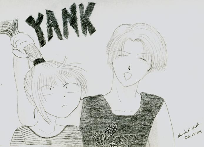 Yank!  (a tender sibling moment) by Manda_Kay