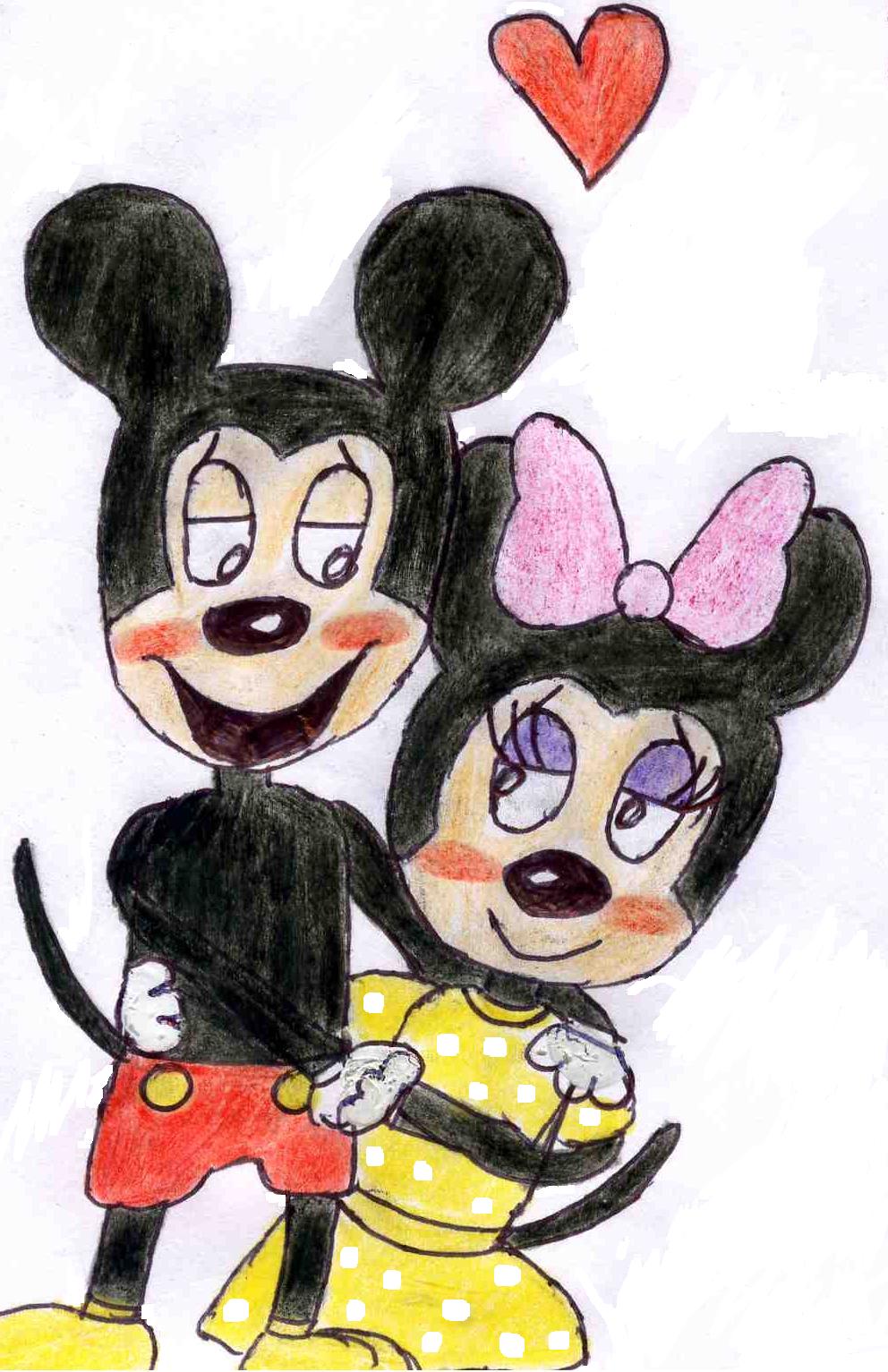 MickeyxMinnie mouse by Mandarin123