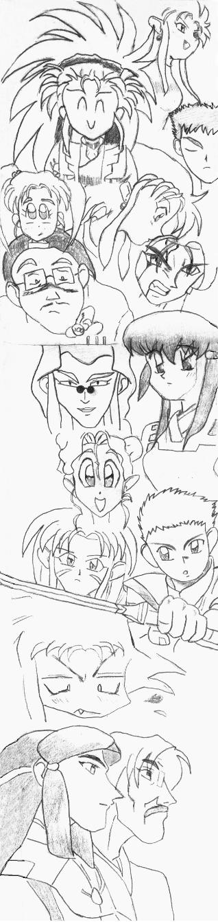 Tenchi Muyo Collage by Manders