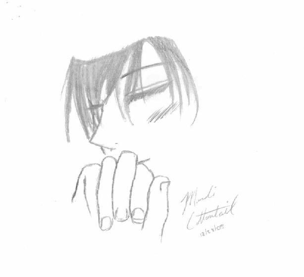 Wataru kisses finger by Mandi_Cottontail
