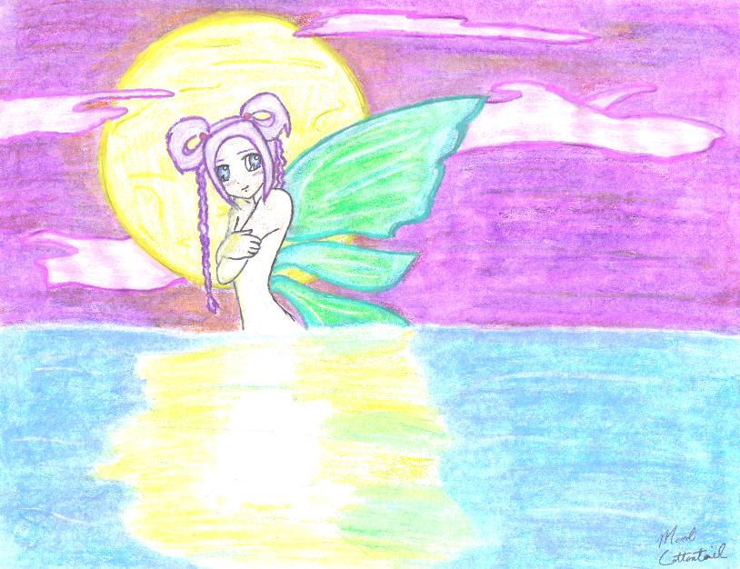 Fairy in water by Mandi_Cottontail