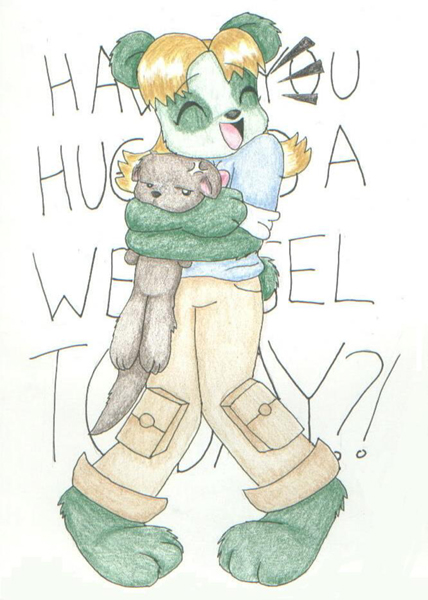 Have YOU hugged a weasel today? by MandyPandaa