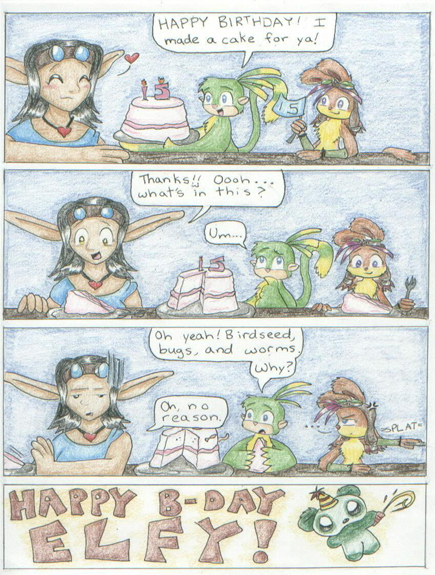 Happy Birthday Elfy! :3 by MandyPandaa