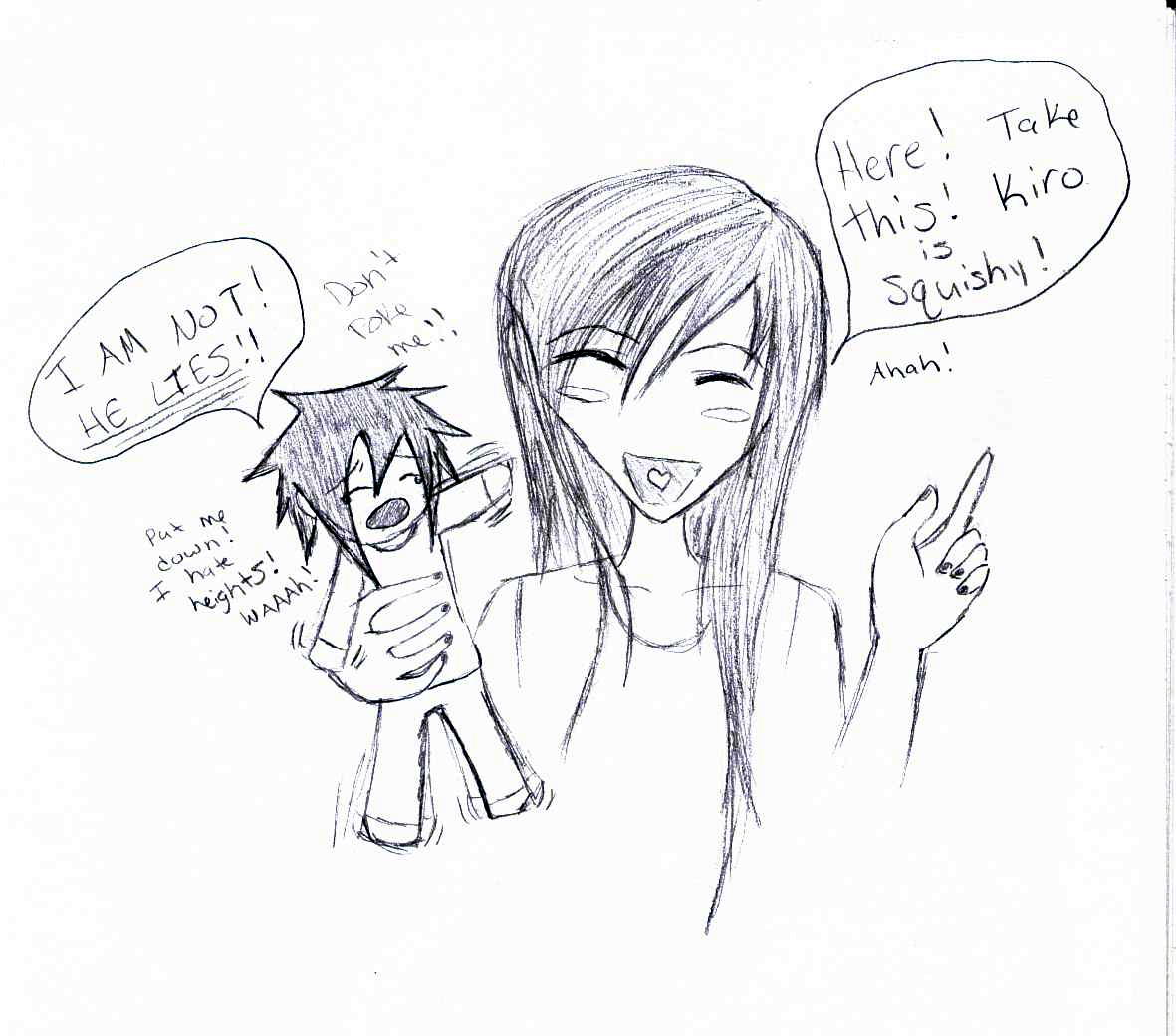 Here! Kiro is squishy!! :D by Manga4ever
