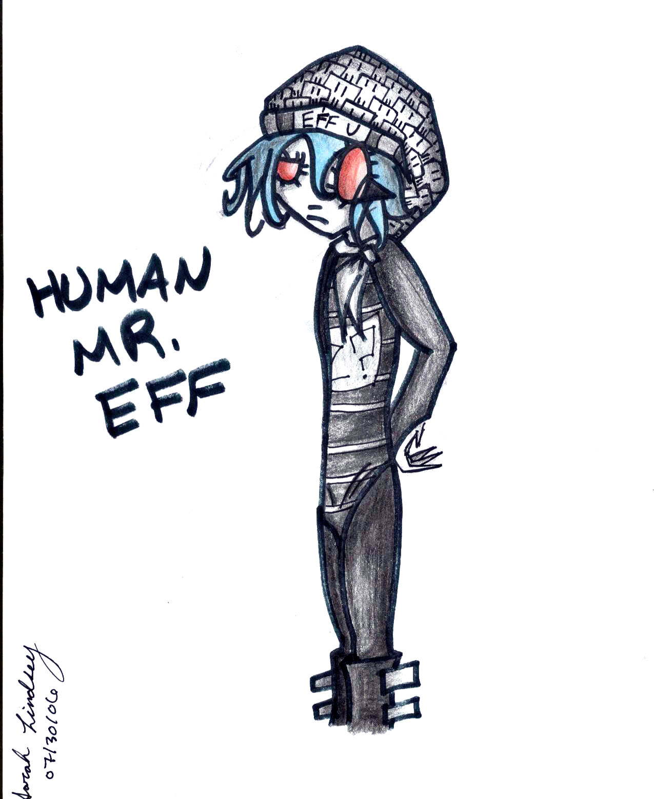 Human Mr. Eff by MangaGoth