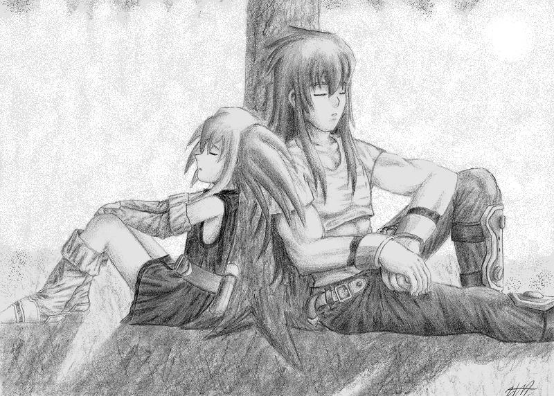 Nap in the Shade by MangaWhit